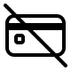 Credit Card Disabled Free Open-Source SVG Icon