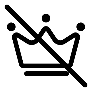 Crown Off (Pepicons Pencil) Free Open-Source SVG Icon (Pepicons Pencil)