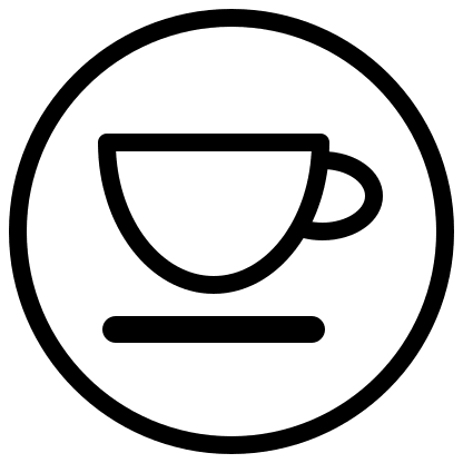 Circular Cup Design Free Open-Source SVG Icon (Pepicons Pencil)