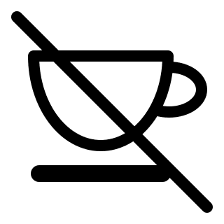 Cup Off Free Open-Source SVG Icon (Pepicons Pencil)