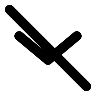 Angle Down Off Indicator Free Open-Source SVG Icon (Pepicons Pop!)