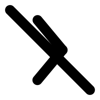 Right Angle Arrow Off (Pepicons Pop!) Free Open-Source SVG Icon (Pepicons Pop!)