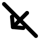 Downward Left Arrow (Off) Free Open-Source SVG Icon