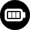 Filled Battery Circle Free Open-Source SVG Icon