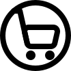 Circular Shopping Cart Free Open-Source SVG Icon