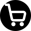 Filled Circular Shopping Cart Free Open-Source SVG Icon