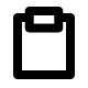 Clipboard Document Holder Free Open-Source SVG Icon