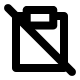 Clipboard Disabled Free Open-Source SVG Icon