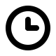 Clock (Pepicons Pop!) Free Open-Source SVG Icon