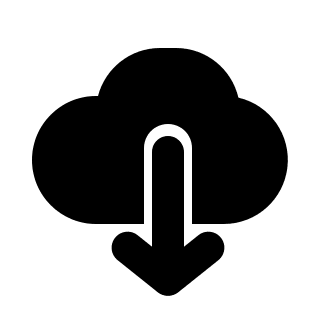 Filled Cloud Download Free Open-Source SVG Icon (Pepicons Pop!)