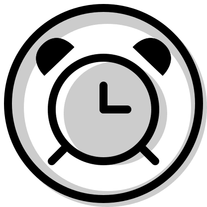 Alarm Notification Circle (Pepicons Print) Free Open-Source SVG Icon (Pepicons Print)