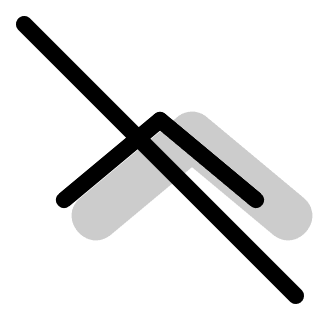 Angle Up Arrow (Pepicons Print) Free Open-Source SVG Icon (Pepicons Print)