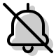 Bell Off Notification Free Open-Source SVG Icon