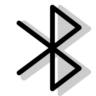 Bluetooth Technology Symbol Free Open-Source SVG Icon (Pepicons Print)