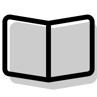 Book (Pepicons Print) Free Open-Source SVG Icon (Pepicons Print)