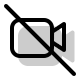 Camera Off (Pepicons Print) Free Open-Source SVG Icon