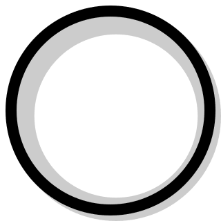 Big Circle Free Open-Source SVG Icon (Pepicons Print)