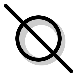 Circle Off Symbol Free Open-Source SVG Icon (Pepicons Print)