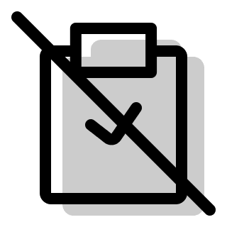 Clipboard Check Off (Pepicons Print) Free Open-Source SVG Icon (Pepicons Print)