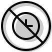 Clock Circle Off State Free Open-Source SVG Icon