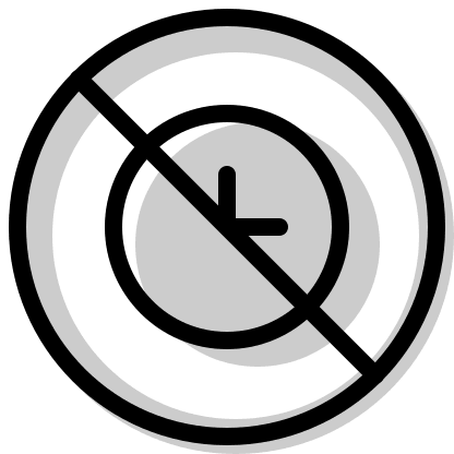 Clock Circle Off State Free Open-Source SVG Icon (Pepicons Print)