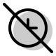 Clock Off Feature Free Open-Source SVG Icon