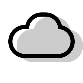 Cloud Symbol Free Open-Source SVG Icon (Pepicons Print)