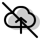 Cloud Upload (Pepicons Print) Free Open-Source SVG Icon