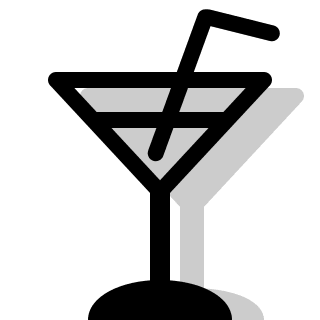 Cocktail Drink Free Open-Source SVG Icon (Pepicons Print)