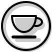 Circle Cup (Pepicons Print) Free Open-Source SVG Icon