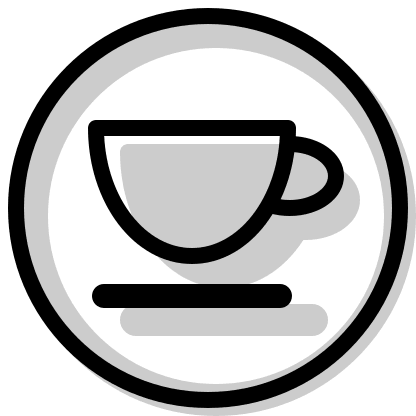 Circle Cup (Pepicons Print) Free Open-Source SVG Icon (Pepicons Print)