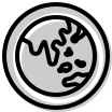 Asia Earth Globe Circle (Pepicons Print) Free Open-Source SVG Icon