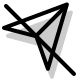 Paper Plane (Off) Free Open-Source SVG Icon