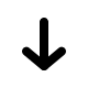 Downward Arrow (Pepicons) Free Open-Source SVG Icon