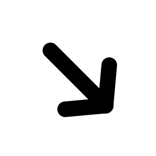 Downward Right Arrow Free Open-Source SVG Icon (Pepicons)