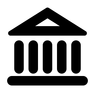 Bank Building Free Open-Source SVG Icon (Pepicons)