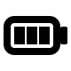 Battery Level Indicator Free Open-Source SVG Icon