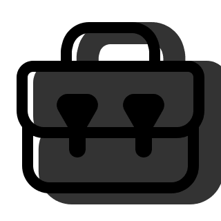 Briefcase Print Design Free Open-Source SVG Icon (Pepicons)