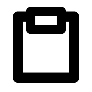 Clipboard (Pepicons) Free Open-Source SVG Icon (Pepicons)