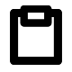 Clipboard (Pepicons) Free Open-Source SVG Icon