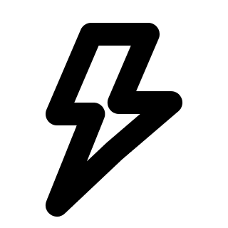 Electricity Symbol Free Open-Source SVG Icon (Pepicons)