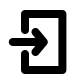 Enter Key (Pepicons) Free Open-Source SVG Icon