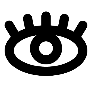 Eye Symbol Free Open-Source SVG Icon (Pepicons)