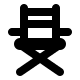 Folding Stool Free Open-Source SVG Icon