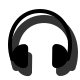 Headphone Print Design Free Open-Source SVG Icon