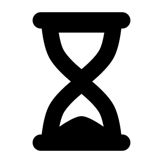 Hourglass Timer Free Open-Source SVG Icon (Pepicons)