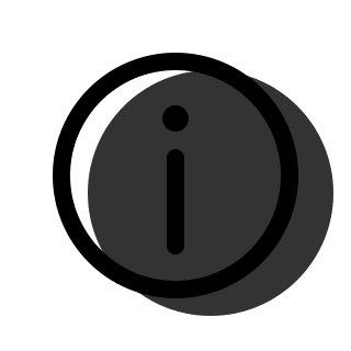 Information Circle Print (Pepicons) Free Open-Source SVG Icon (Pepicons)