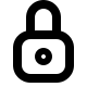 Closed Lock (Pepicons) Free Open-Source SVG Icon