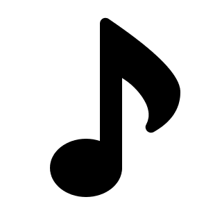 Single Music Note (Pepicons) Free Open-Source SVG Icon (Pepicons)