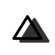 Triangle Up Print (Pepicons) Free Open-Source SVG Icon